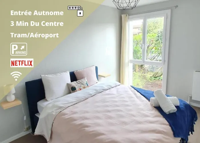 Appartement Toulouse Blagnac Aeroport Iut Parking Proche De Toutes Commodites Belle Terrasse Netflix